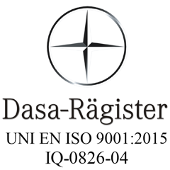 Certificazione Dasa-Rägister UNI EN ISO 9001:2015